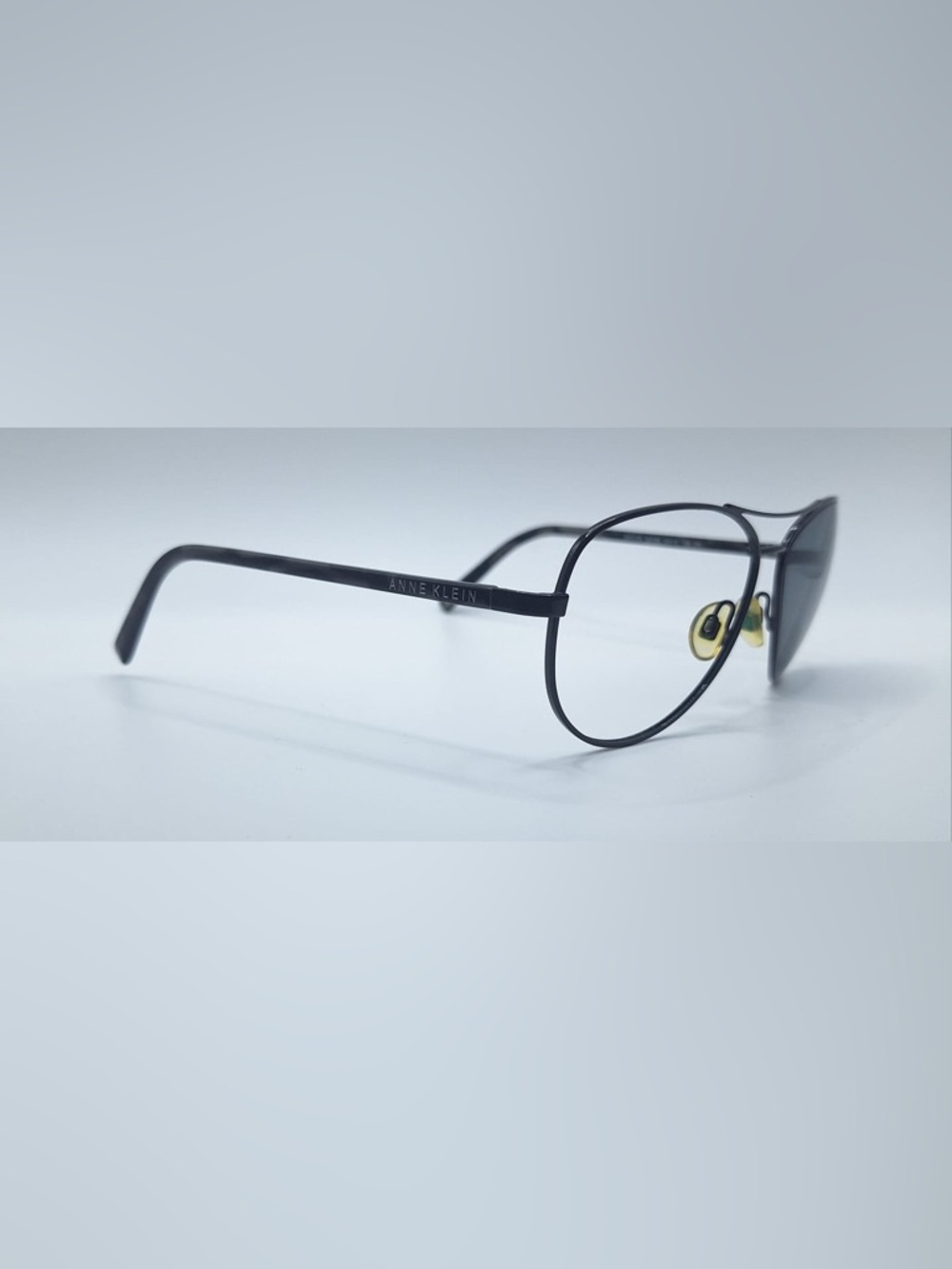 Anne Klein AK4135 Black Pilot Metal Sunglasses Frames Only